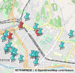 Mappa Viale dei Mille, 50136 Firenze FI, Italia (1.428)