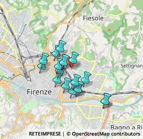 Mappa Viale dei Mille, 50136 Firenze FI, Italia (1.33611)