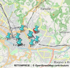 Mappa Viale dei Mille, 50136 Firenze FI, Italia (1.70818)