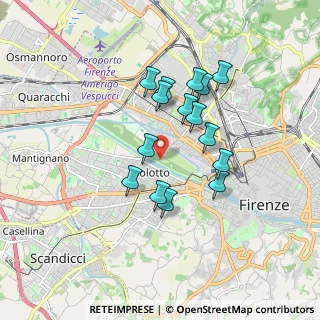 Mappa Parco delle Cascine, 50142 Firenze FI, Italia (1.50933)