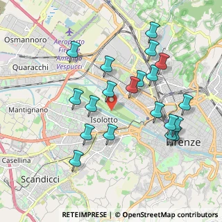 Mappa Parco delle Cascine, 50142 Firenze FI, Italia (1.9845)