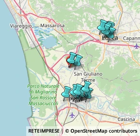 Mappa Via IV Novembre, 56019 Vecchiano PI, Italia (7.624)