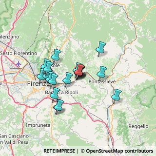 Mappa Via di Docciola, 50012 Bagno a Ripoli FI, Italia (5.64632)