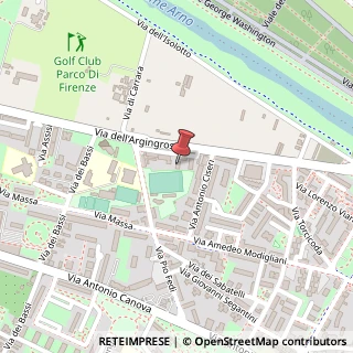 Mappa Via dell'Argingrosso, 65, 50142 Firenze, Firenze (Toscana)