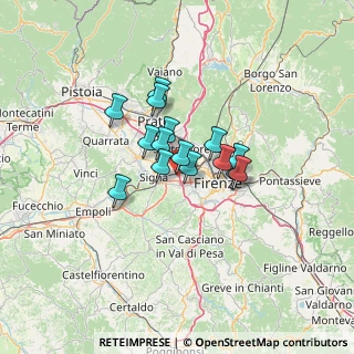 Mappa Via della Pieve, 50142 Firenze FI, Italia (8.808)