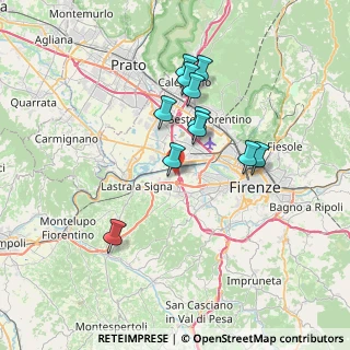 Mappa Via della Pieve, 50142 Firenze FI, Italia (6.36818)