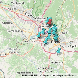 Mappa Via della Pieve, 50142 Firenze FI, Italia (6.00375)