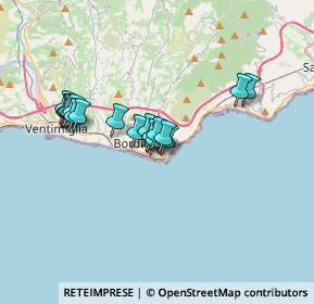 Mappa Via Napoli, 18012 Bordighera IM, Italia (2.85947)