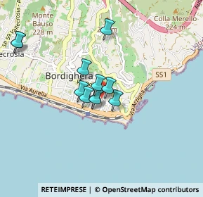 Mappa Via Napoli, 18012 Bordighera IM, Italia (0.68455)