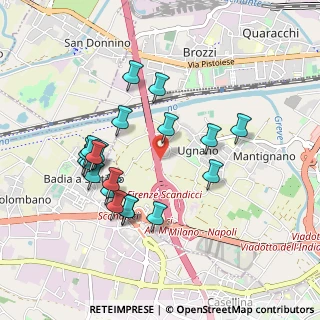 Mappa Milano - Napoli, 50142 Firenze FI, Italia (0.925)