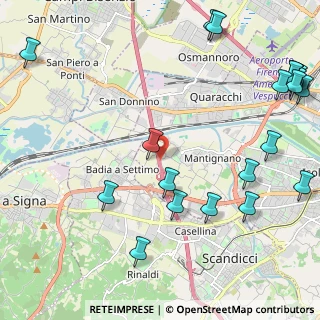 Mappa Milano - Napoli, 50142 Firenze FI, Italia (3.099)