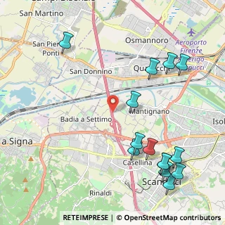 Mappa Milano - Napoli, 50142 Firenze FI, Italia (2.70429)