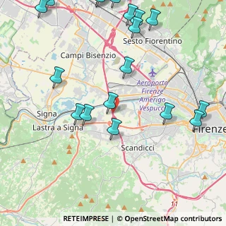 Mappa Milano - Napoli, 50142 Firenze FI, Italia (6.0425)