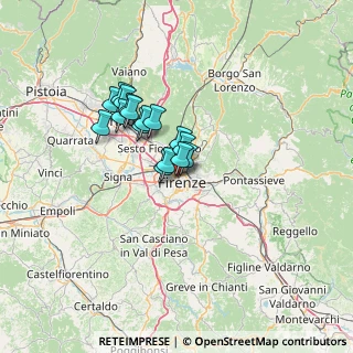 Mappa Brain Center, 50144 Firenze FI, Italia (9.55438)