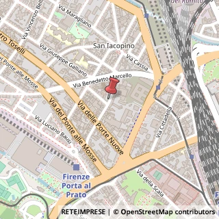 Mappa Via Pierluigi da Palestrina, 29/N, 50144 Firenze, Firenze (Toscana)