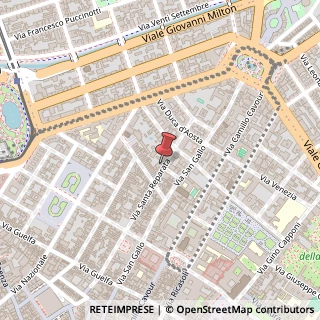 Mappa Via Santa Reparata, 93-95, 50129 Firenze, Firenze (Toscana)