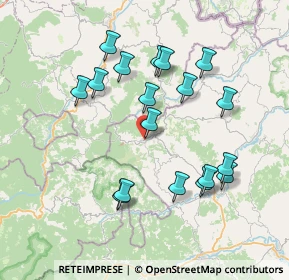 Mappa Via Raffaello Sanzio, 61021 Carpegna PU, Italia (7.48889)