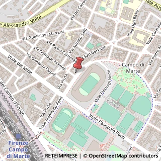 Mappa Viale Manfredo Fanti, 29a, 50137 Firenze, Firenze (Toscana)