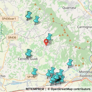 Mappa Via dei Martiri, 50059 Vinci FI, Italia (6.201)