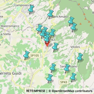 Mappa Via dei Martiri, 50059 Vinci FI, Italia (2.14176)