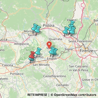 Mappa Via dei Martiri, 50059 Vinci FI, Italia (14.25636)