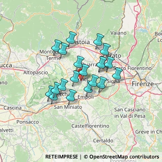 Mappa Via dei Martiri, 50059 Vinci FI, Italia (10.958)