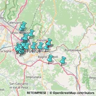 Mappa Via della Capponcina, 50135 Firenze FI, Italia (8.4235)