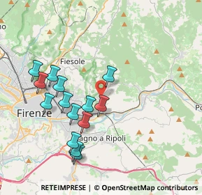 Mappa Via della Capponcina, 50135 Firenze FI, Italia (3.85571)