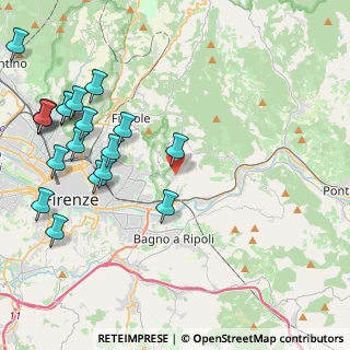 Mappa Via della Capponcina, 50135 Firenze FI, Italia (5.49421)