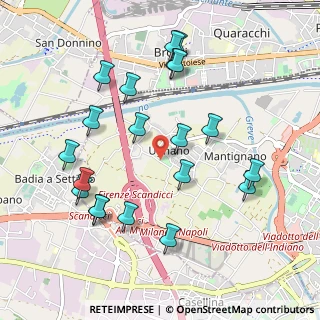 Mappa Via del Donicato, 50142 Firenze FI, Italia (1.075)