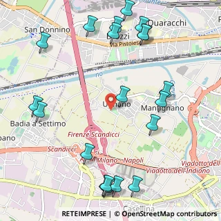Mappa Via del Donicato, 50142 Firenze FI, Italia (1.424)