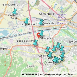 Mappa Via del Donicato, 50142 Firenze FI, Italia (2.54533)