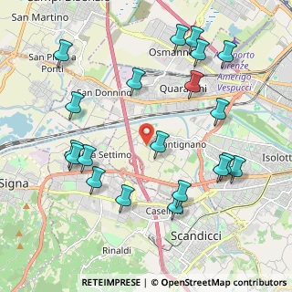 Mappa Via del Donicato, 50142 Firenze FI, Italia (2.3895)