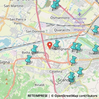 Mappa Via del Donicato, 50142 Firenze FI, Italia (2.86846)