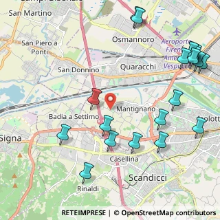 Mappa Via del Donicato, 50142 Firenze FI, Italia (2.887)