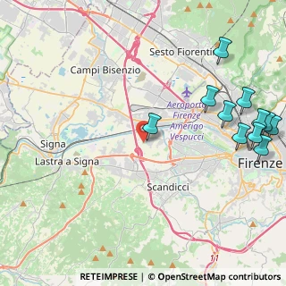 Mappa Via del Donicato, 50142 Firenze FI, Italia (5.82091)
