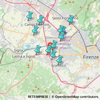 Mappa Via del Donicato, 50142 Firenze FI, Italia (3.17083)
