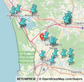 Mappa Via Argine Vecchio, 56019 Vecchiano PI, Italia (9.8)