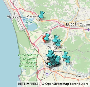 Mappa Via Bandecca, 56019 Vecchiano PI, Italia (7.346)