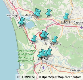 Mappa Via Bandecca, 56019 Vecchiano PI, Italia (6.422)