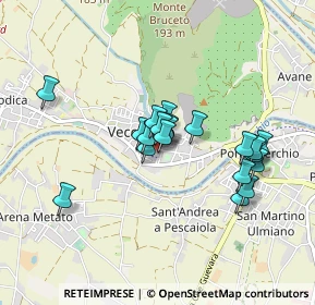 Mappa Via Bandecca, 56019 Vecchiano PI, Italia (0.722)