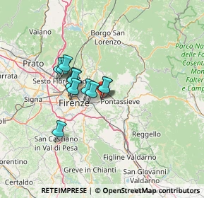 Mappa SP34, 50012 Vallina FI, Italia (9.63417)