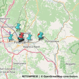 Mappa SP34, 50012 Vallina FI, Italia (7.64727)
