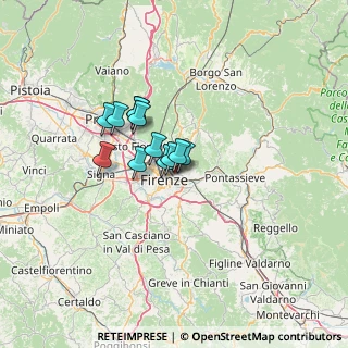 Mappa Via Goffredo Mameli, 50137 Firenze FI, Italia (8.39583)