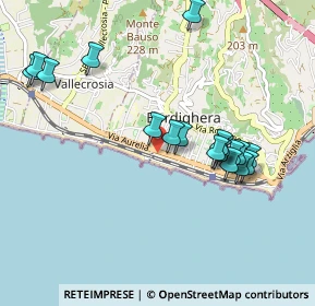 Mappa Via Serena, 18012 Bordighera IM, Italia (0.98833)