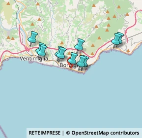 Mappa Via Serena, 18012 Bordighera IM, Italia (2.81455)