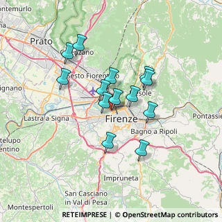Mappa Via Luciano Bausi, 50144 Firenze FI, Italia (5.72154)