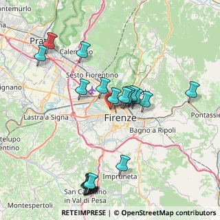 Mappa Via Luciano Bausi, 50144 Firenze FI, Italia (8.558)