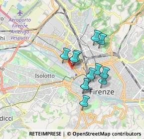 Mappa Via Luciano Bausi, 50144 Firenze FI, Italia (1.355)