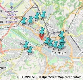 Mappa Via Luciano Bausi, 50144 Firenze FI, Italia (1.65786)
